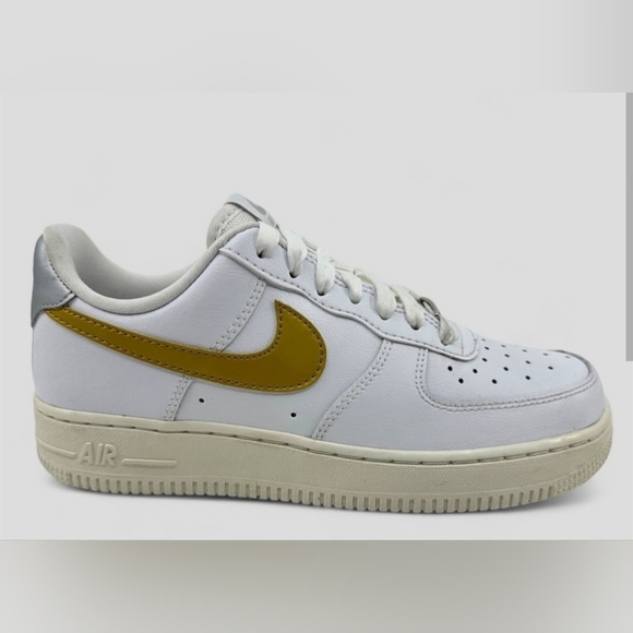 Nike Other - Nike Air Force 1. 2007. Size 7.5 Mens. Gold/ White. See All Pictures.